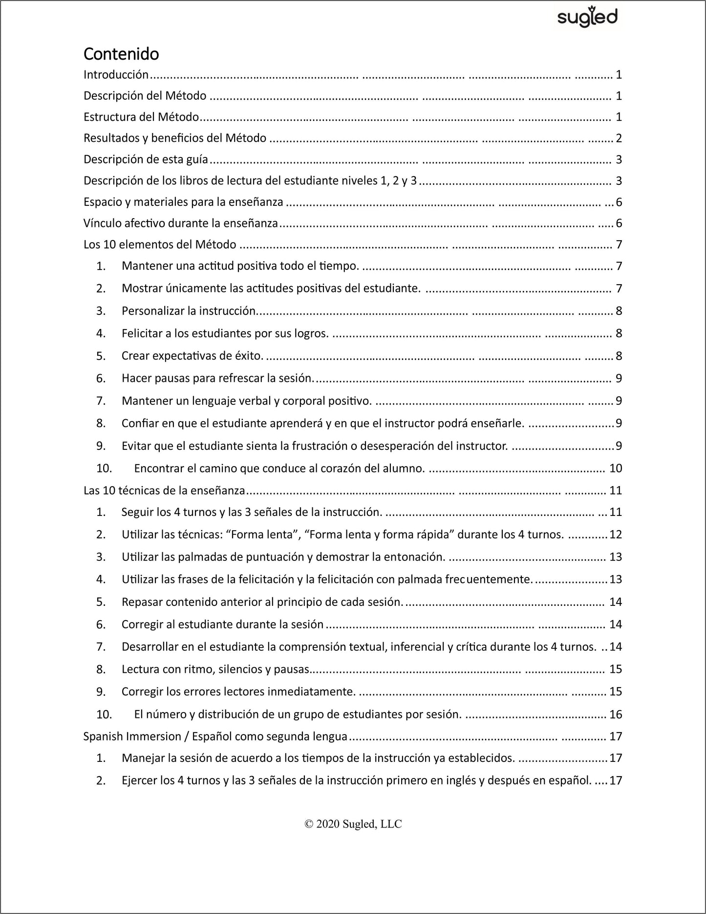 Guía del Instructor de Matemáticas Niveles 1, 2, y 3 (.PDF)