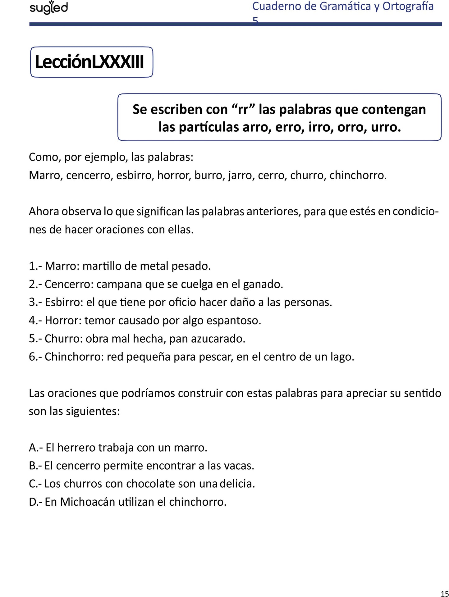 Gramática y Ortografía Nivel 5 (.PDF)