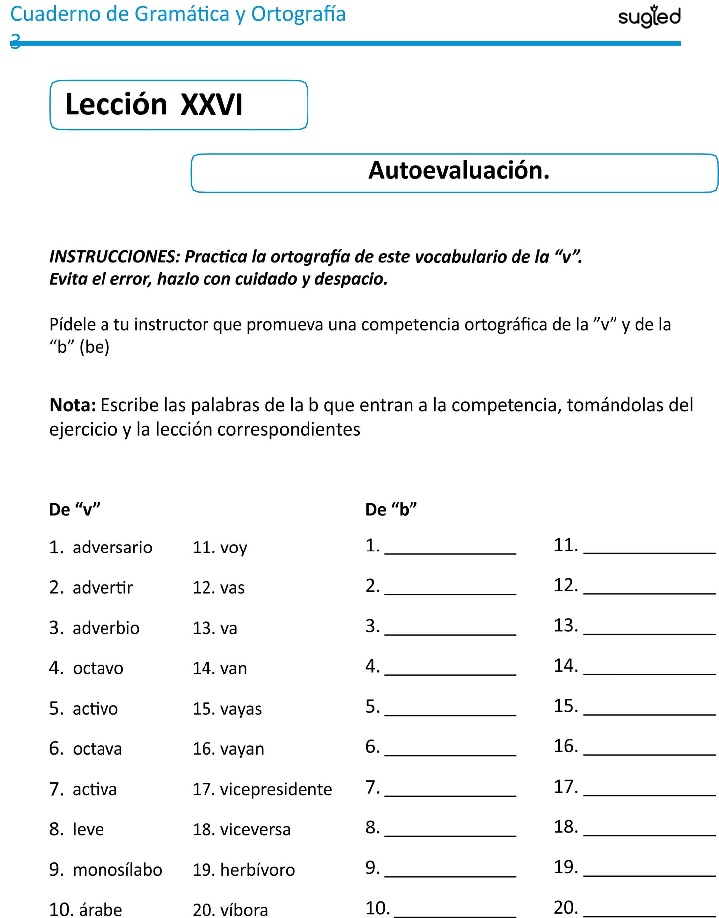 Gramática y Ortografía Nivel 3 (.PDF)