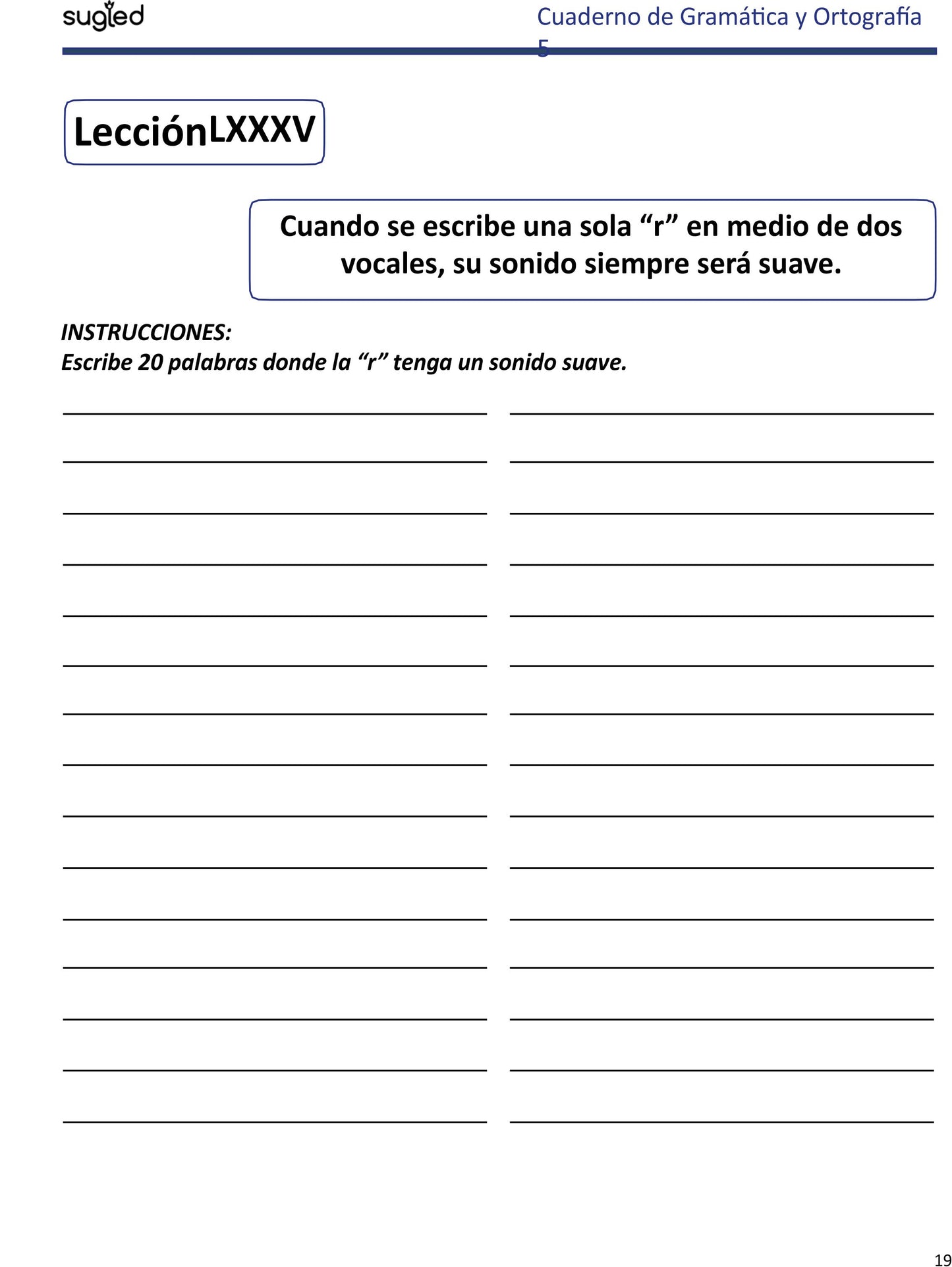 Gramática y Ortografía Nivel 5 (.PDF)