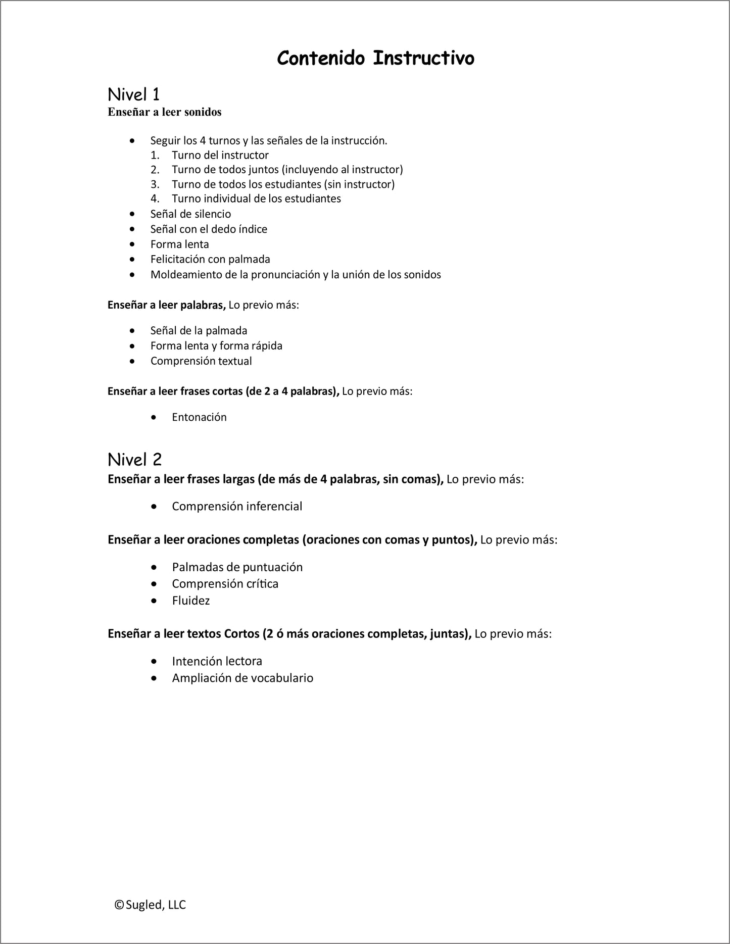 Libro de Lectura Nivel 3 (.PDF)