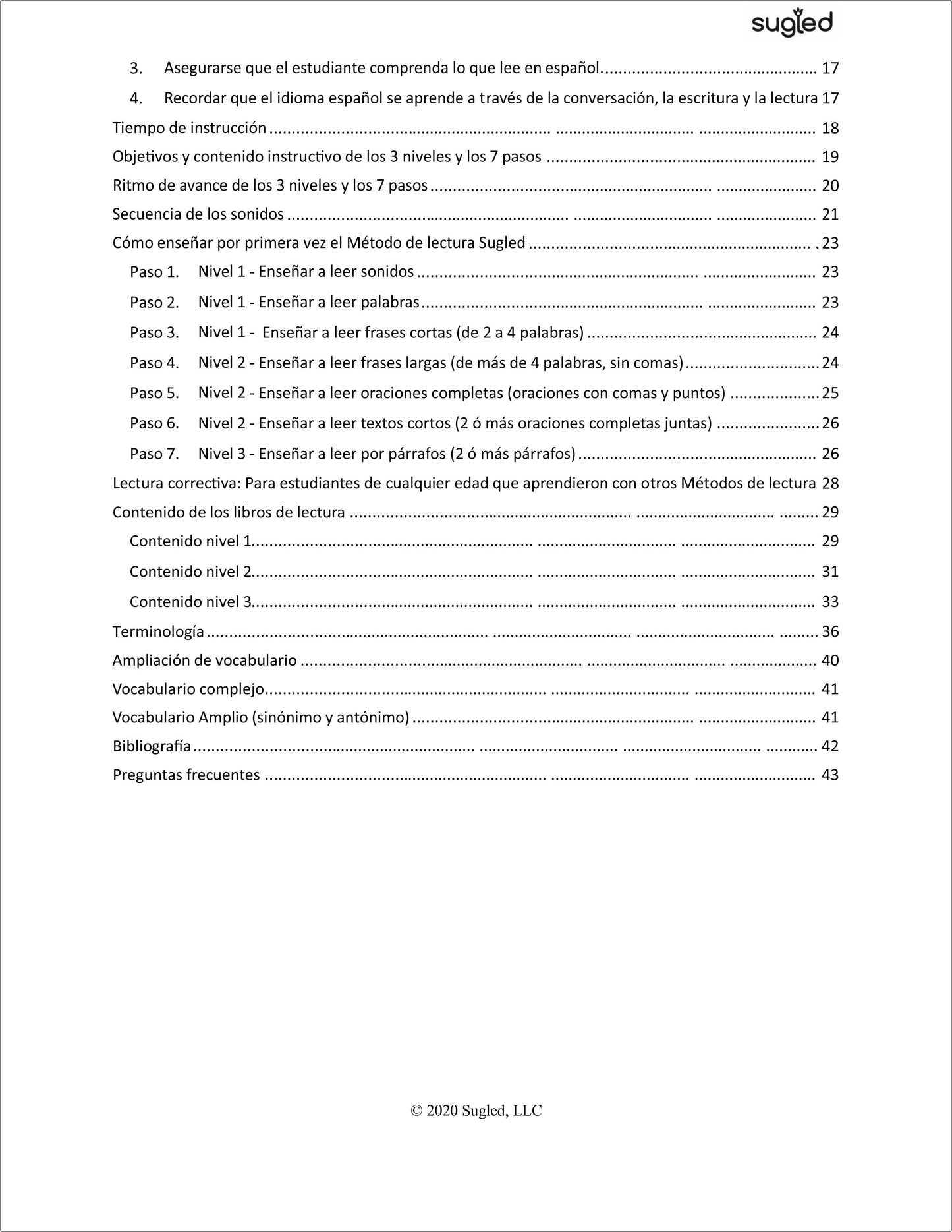 Guía del Instructor de Matemáticas Niveles 1, 2, y 3 (.PDF)